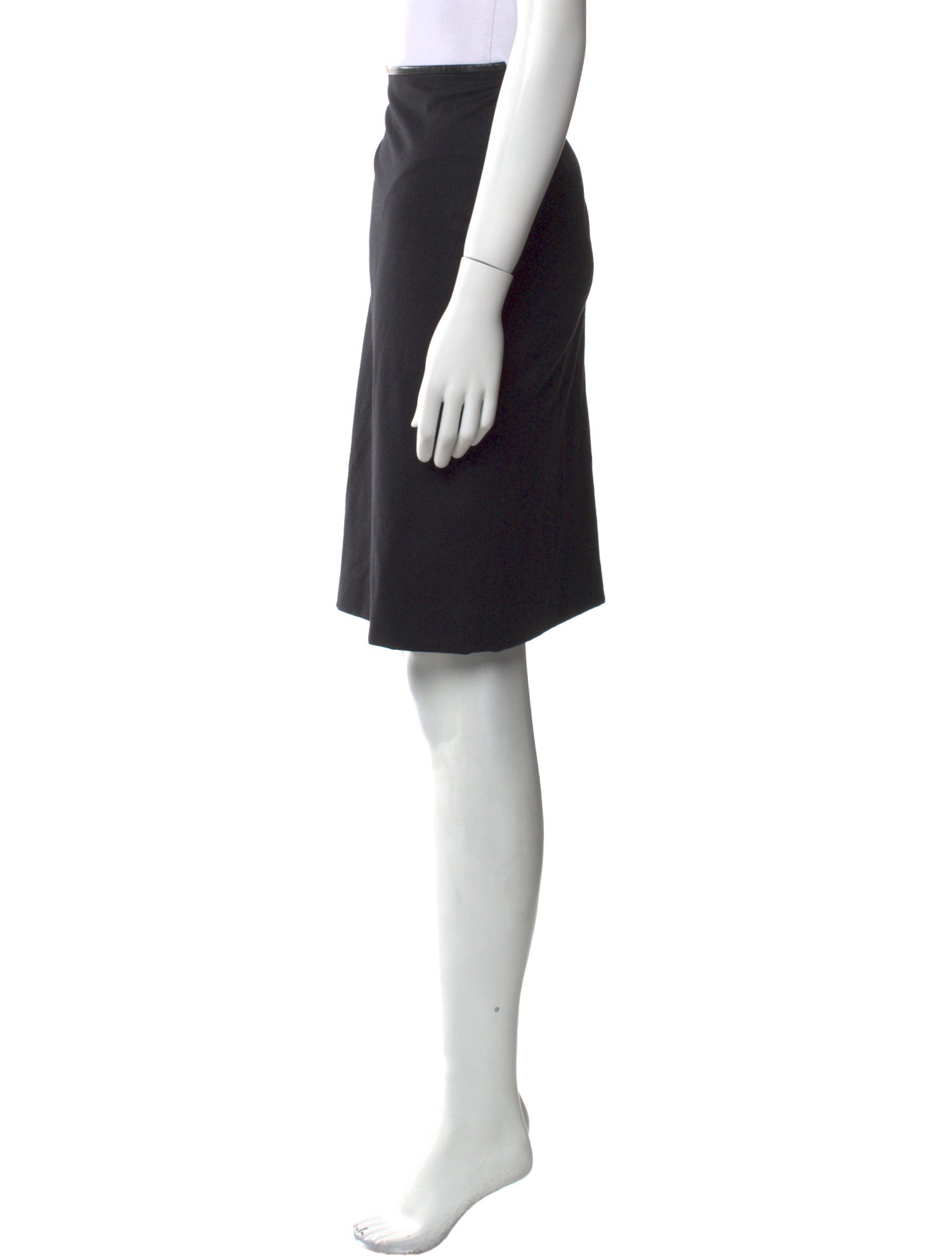 Jil Sander Virgin Wool Knee-Length Skirt